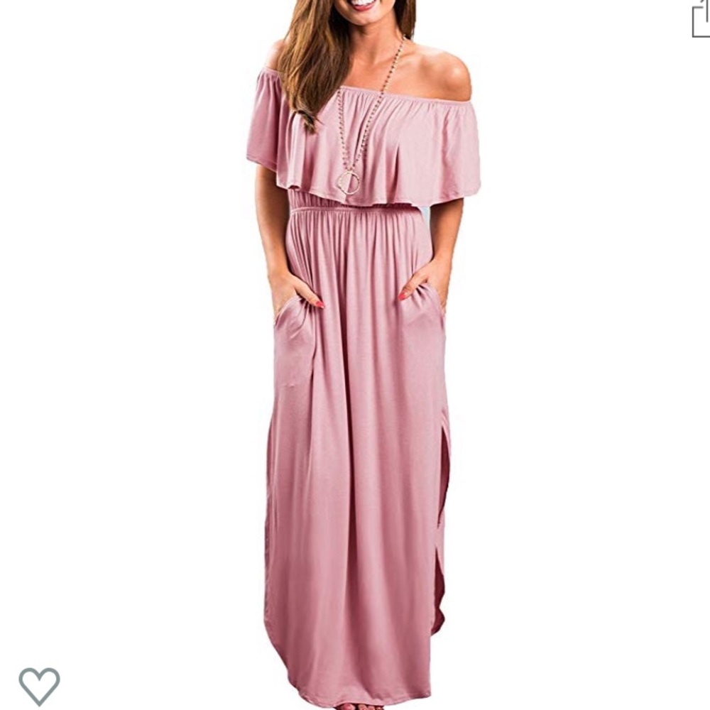 Off The Shoulder Maxi Dress